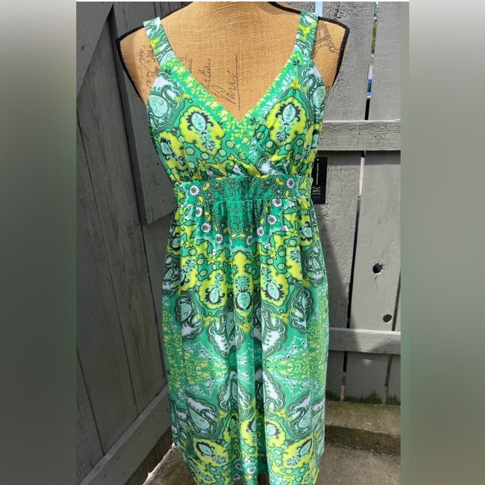 INC International Concepts Lavish Serendipity Dress W/Silver Studs NWT  $R80 L